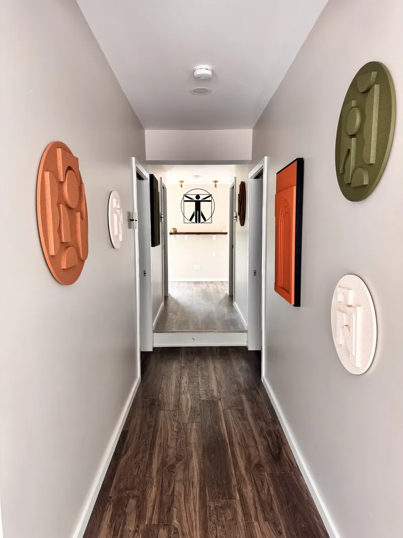 D2H Wellness hallway leading to treatment rooms